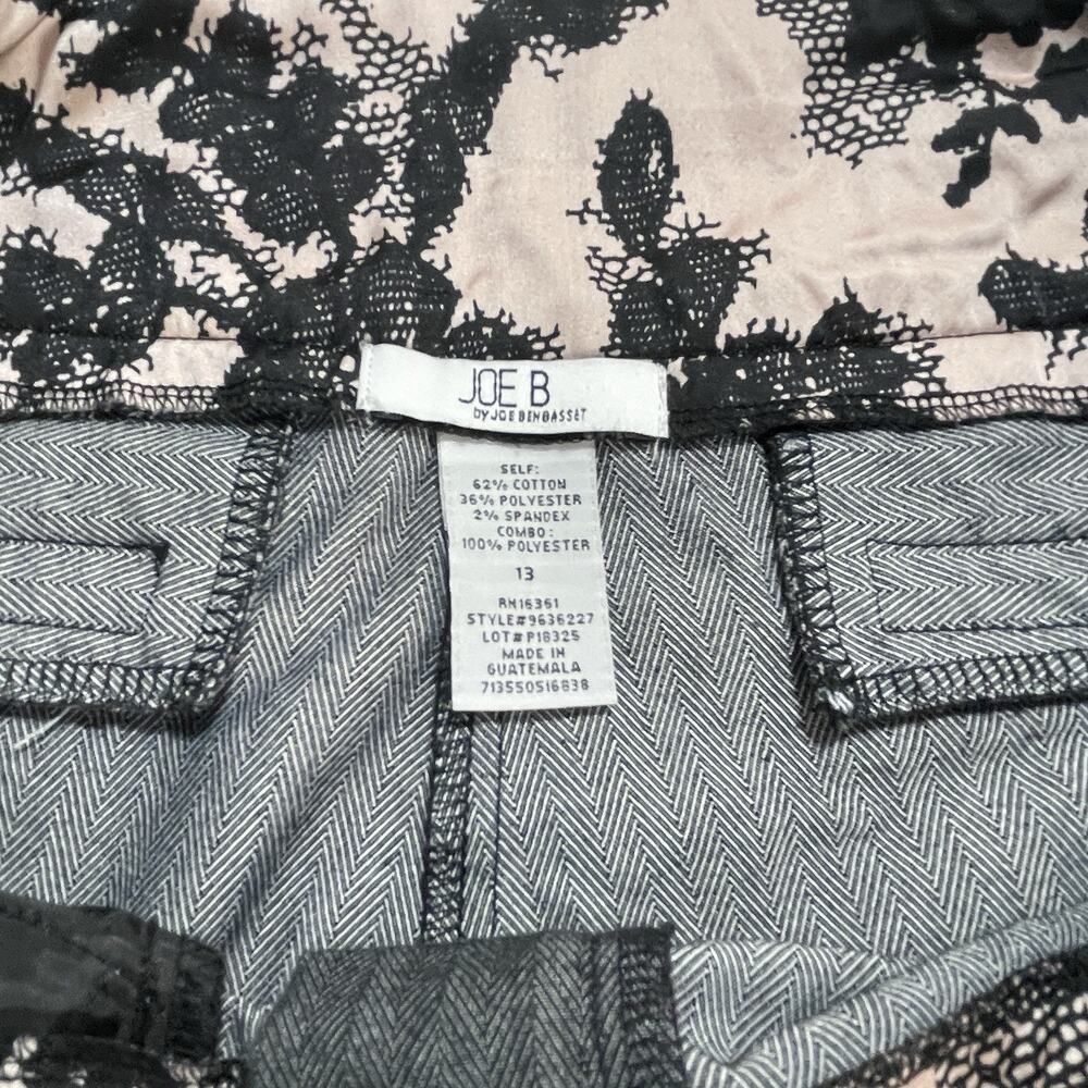 Joe B by Joe Benbasset Women's Gray pinstripe streight leg dress pants sz 13 - Picture 5 of 6